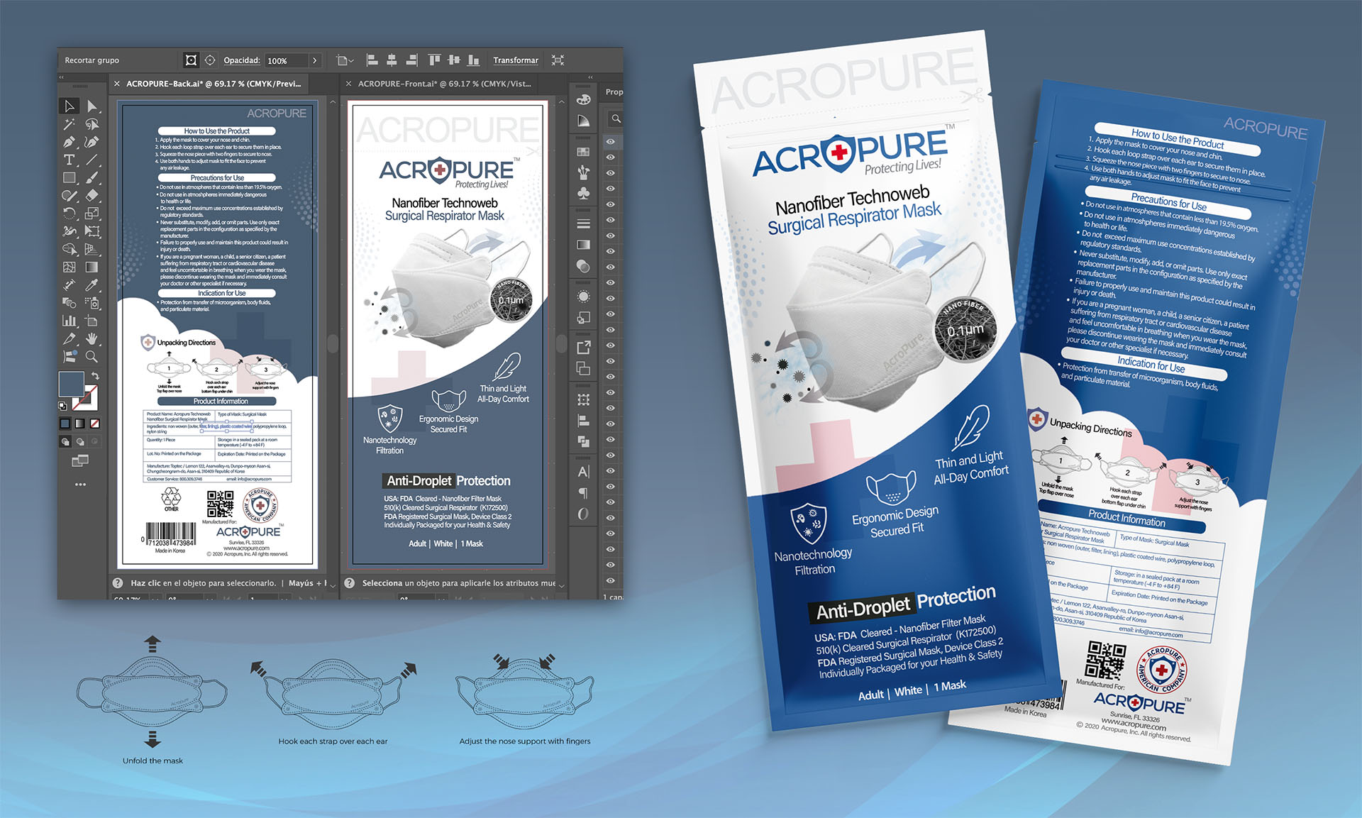Acropure Packaging Design